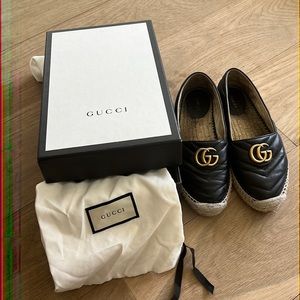 Gucci espadrille worn 4 times.
